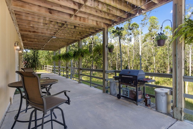 view of patio