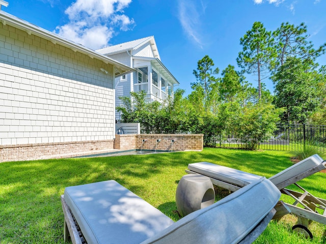 218 White Cottage Rd, Santa Rosa Beach, FL 32459 - view of yard featuring fence