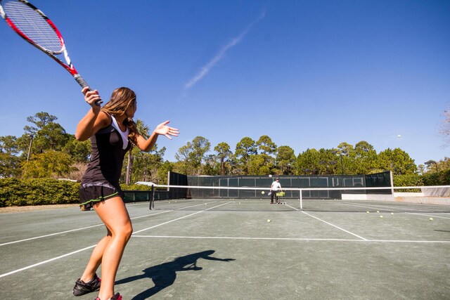 view of sport court