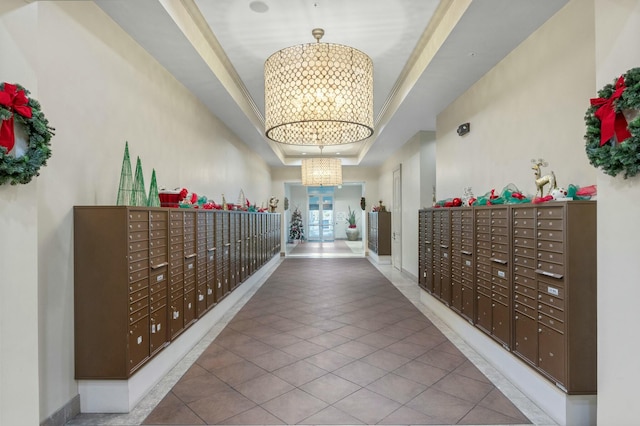 view of home's community featuring mail boxes