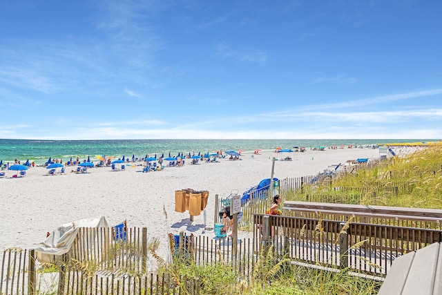 water view with a beach view