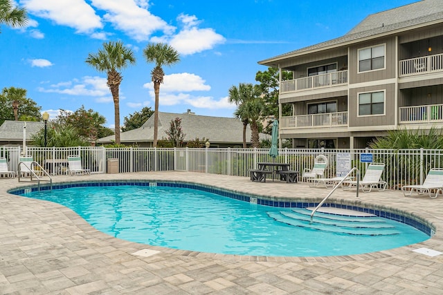 view of pool