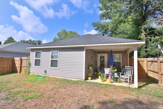 view of rear view of house