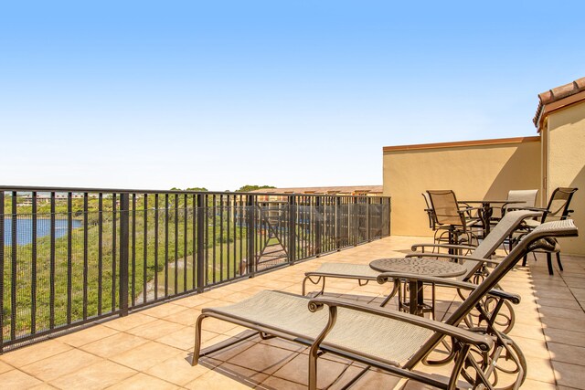 view of patio / terrace featuring a balcony