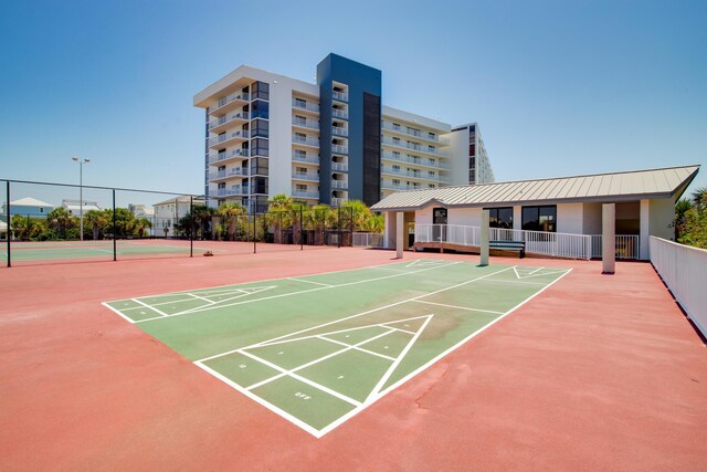 114 Main Sail Dr Unit 137, Miramar Beach, FL 32550 - view of property's community with fence and shuffleboard