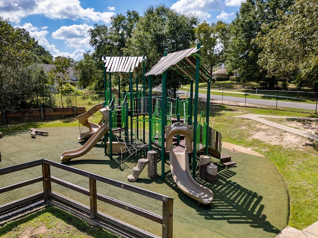 view of jungle gym