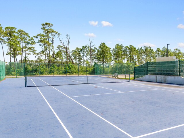 view of sport court