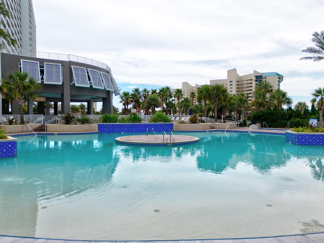 view of pool