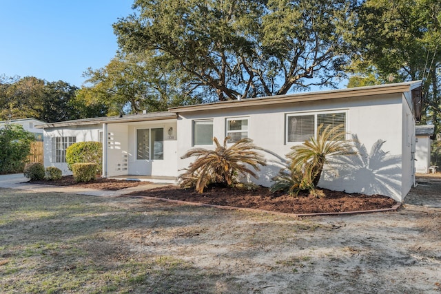 view of ranch-style house