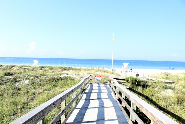 water view with a beach view