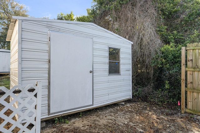 view of outbuilding