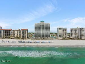 6415 Thomas Dr Unit 205, Panama City Beach, FL 32408 - water view with nearby beach and nearby urban area