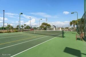 view of tennis court