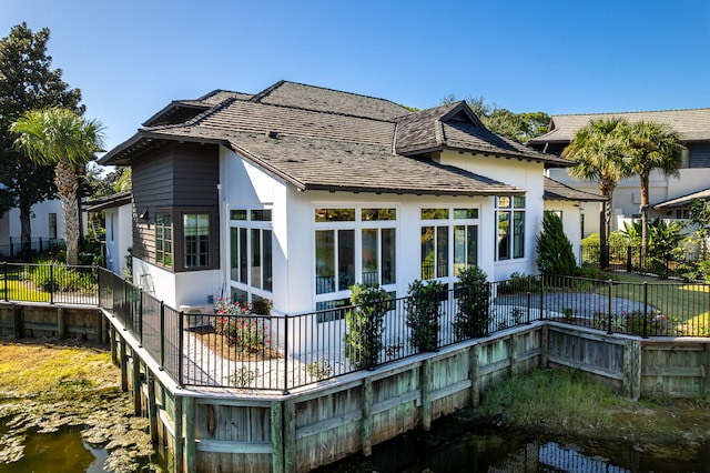 view of rear view of property