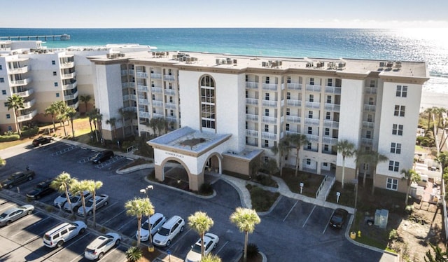 1111 Santa Rosa Blvd Unit 604, Fort Walton Beach, FL 32548 - view of property with a water view and a beach view