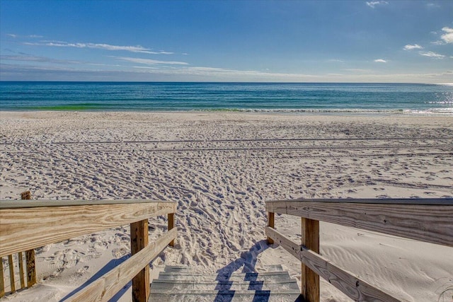 water view featuring a view of the beach