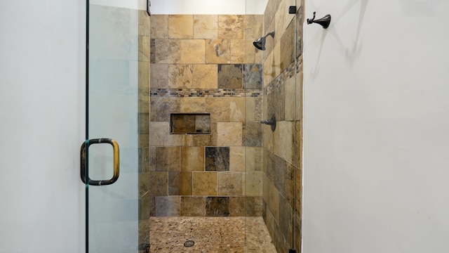 bathroom with walk in shower