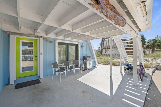 view of patio / terrace featuring area for grilling