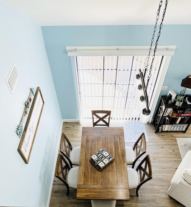 interior space featuring hardwood / wood-style floors