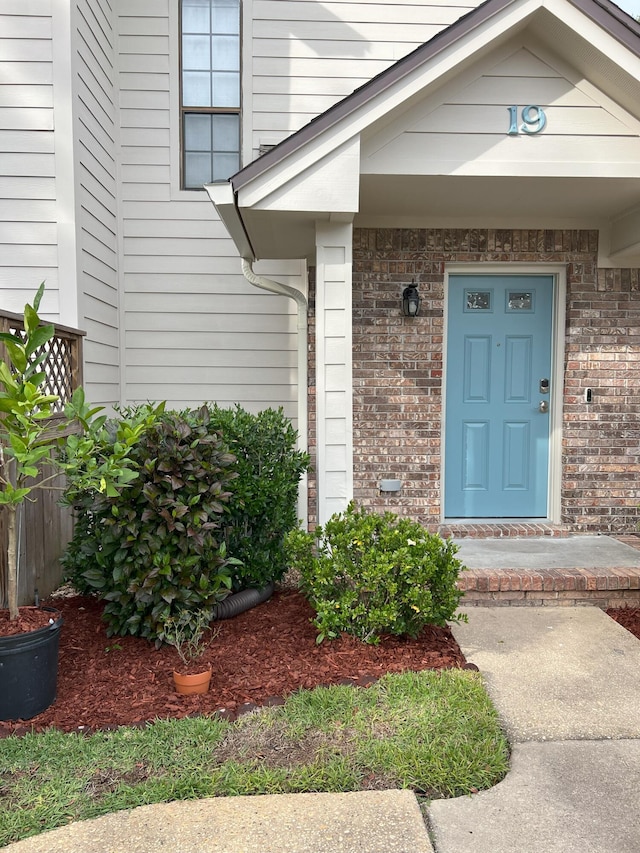 view of entrance to property