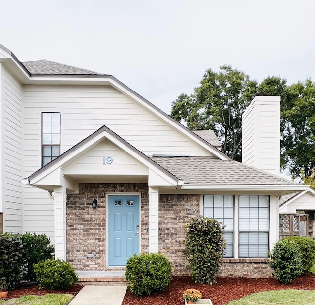 view of front of home