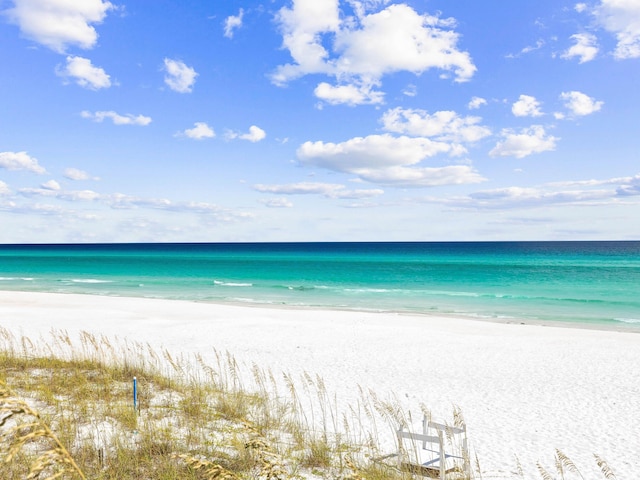 water view with a beach view