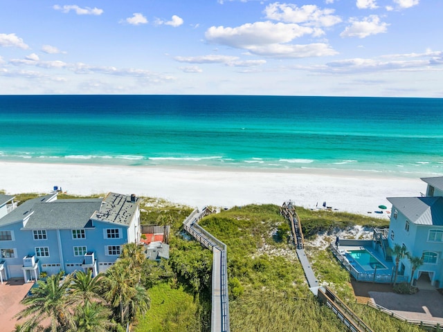 water view with a beach view