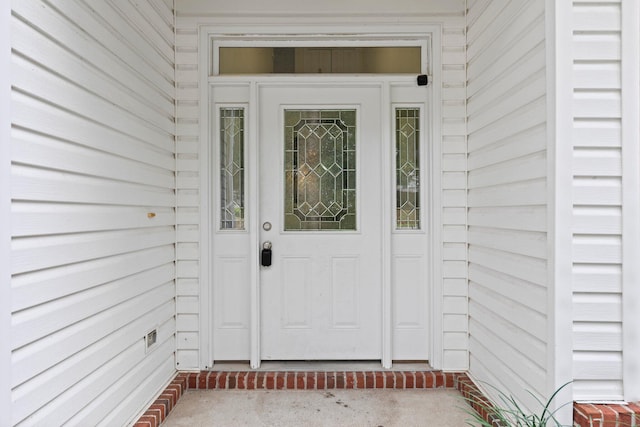 view of entrance to property