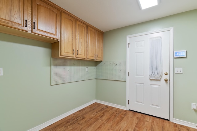 washroom featuring light wood-type flooring