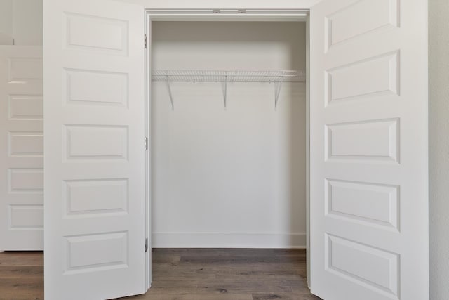 view of closet