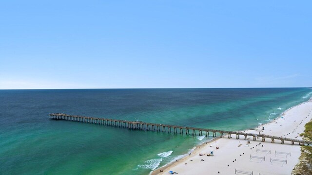 water view with a beach view