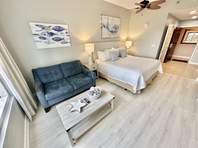 5002 S Sandestin Blvd # 6322, Miramar Beach, FL 32550 - bedroom featuring light wood-style floors and a ceiling fan