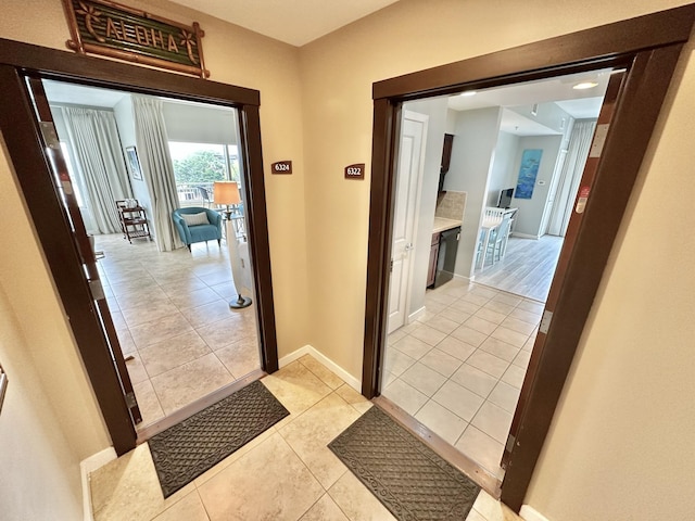 5002 S Sandestin Blvd # 6322, Miramar Beach, FL 32550 - hall featuring light tile patterned floors and baseboards