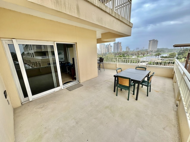 5002 S Sandestin Blvd # 6322, Miramar Beach, FL 32550 - patio / terrace featuring a view of city and outdoor dining space