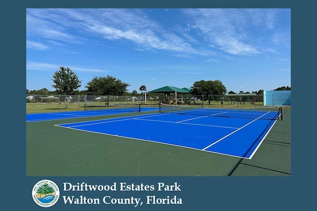 view of sport court