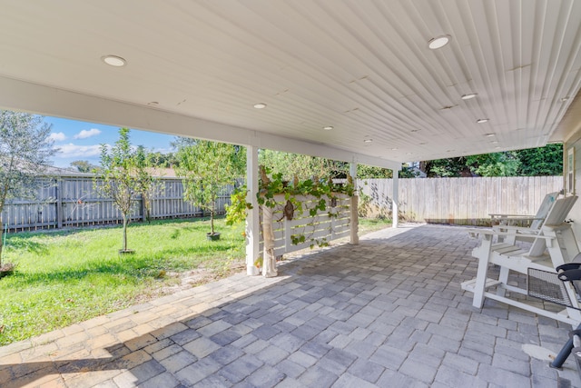 view of patio