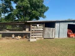 view of stable