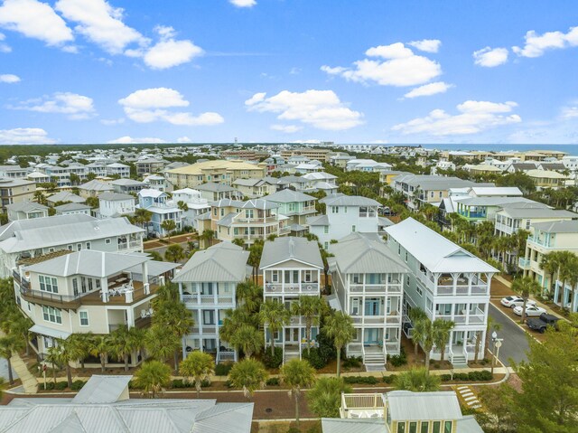 drone / aerial view featuring a residential view