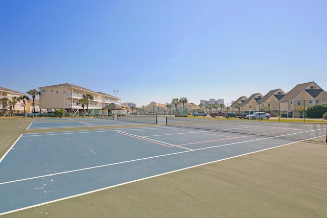 view of sport court featuring basketball court