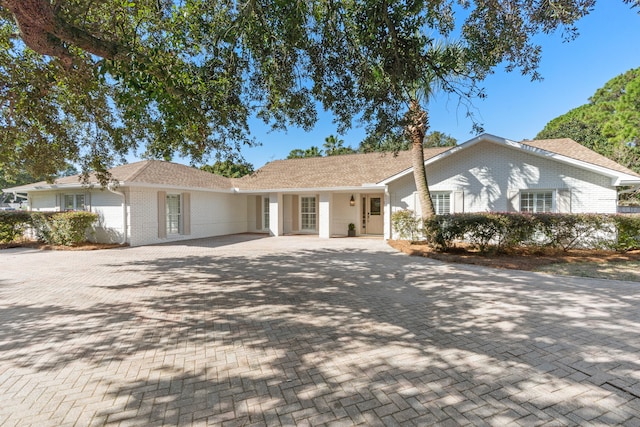 view of ranch-style house