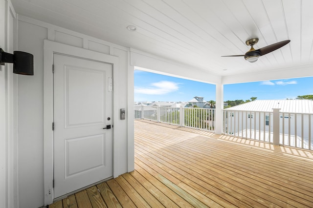 394 Grande Pointe Cir, Inlet Beach, FL 32461 - deck with ceiling fan