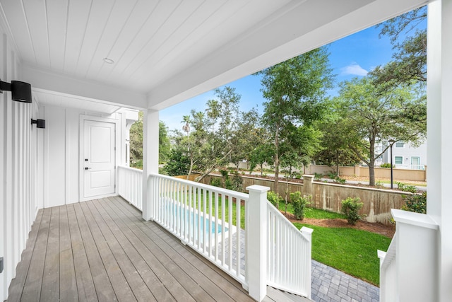 394 Grande Pointe Cir, Inlet Beach, FL 32461 - view of wooden terrace