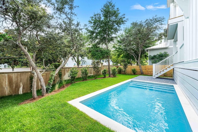 394 Grande Pointe Cir, Inlet Beach, FL 32461 - view of swimming pool featuring stairway