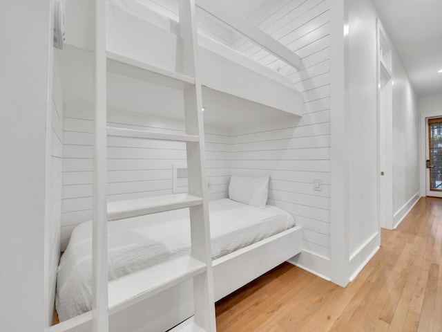 bedroom featuring hardwood / wood-style flooring