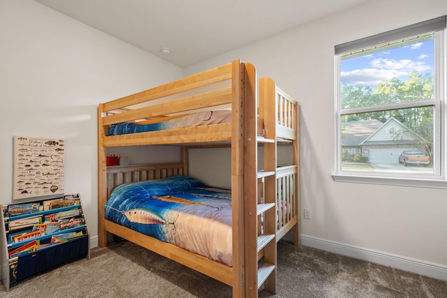 bedroom with carpet flooring