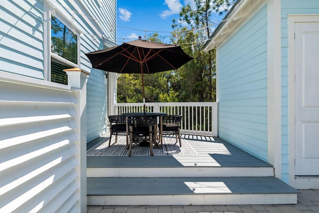 view of deck