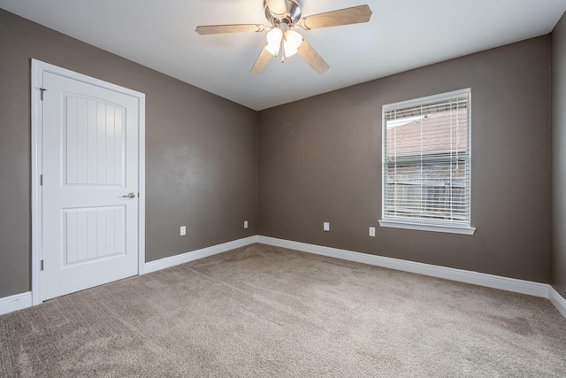 2826 Shoni Dr, Navarre, FL 32566 - carpeted empty room featuring baseboards and ceiling fan