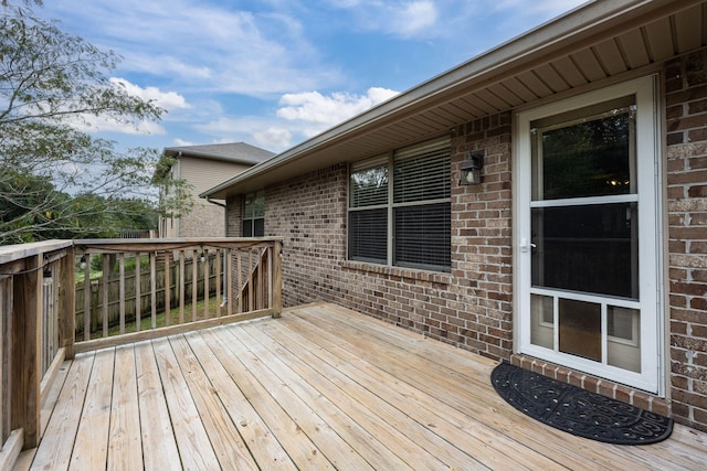 view of deck