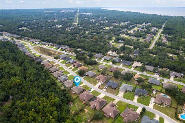 2826 Shoni Dr, Navarre, FL 32566 - aerial view with a forest view and a residential view