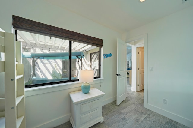 interior space featuring hardwood / wood-style floors